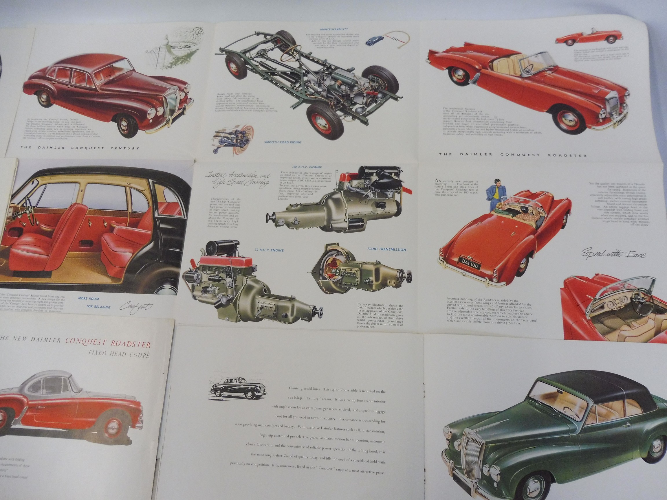 A selection of Damiler sales brochures, circa 1946-1967 including the 2 1/2 litre, the 3 1/2 litre - Image 2 of 7