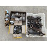 A quantity of Riley 9 con rods 1 9/16 big ends and 1 11/16 big ends, second hand pistons etc.