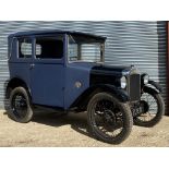 1929 Austin 7 Mulliner Saloon Reg. no. UL 7298 Chassis no. 75775 Engine no. M75775