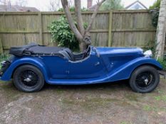 1936 Riley 12/4 Lynx Reg. no. CLU 681