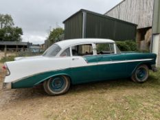 1956 Chevrolet Bel Air Reg. no. No documents Chassis no. Unknown Engine no. Unknown