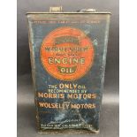 A Duckham's Morrisol 'Sirrom' Engine Oil as recommended by Morris and Wolseley, gallon can.