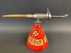A Redex oil and fuel additive conical dispensing gun.