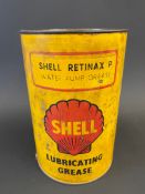A Shell Lubricating Grease 7lb cylindrical tin.