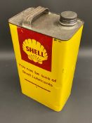 A Shell Tellus Oil gallon can.