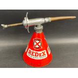 A Redex Oil and Fuel Additive conical dispensing gun, in excellent condition and of bright colour.