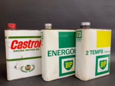 Three Continental oil cans for BP and Castrol.