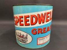 A Speedwell Grease 7lb tin of bright colour.