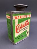 A Wakefield Castrollo Upper Cylinder Lubricant pint can.