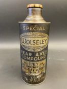 A rare Duckham's Wolseley Rear Axle Compound cylindrical quart can.