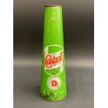 A Wakefield Castrol Gear Oil conical card/foil container.