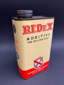A Redex Additive rectangular quart can in excellent condition.