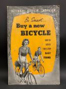 A National Bicycle Campaign pictorial showcard, 10 x 15".