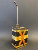 A Redex 20oz rectangular tin with long spout.