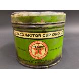 A rare Texaco Motor Cup Grease tin.