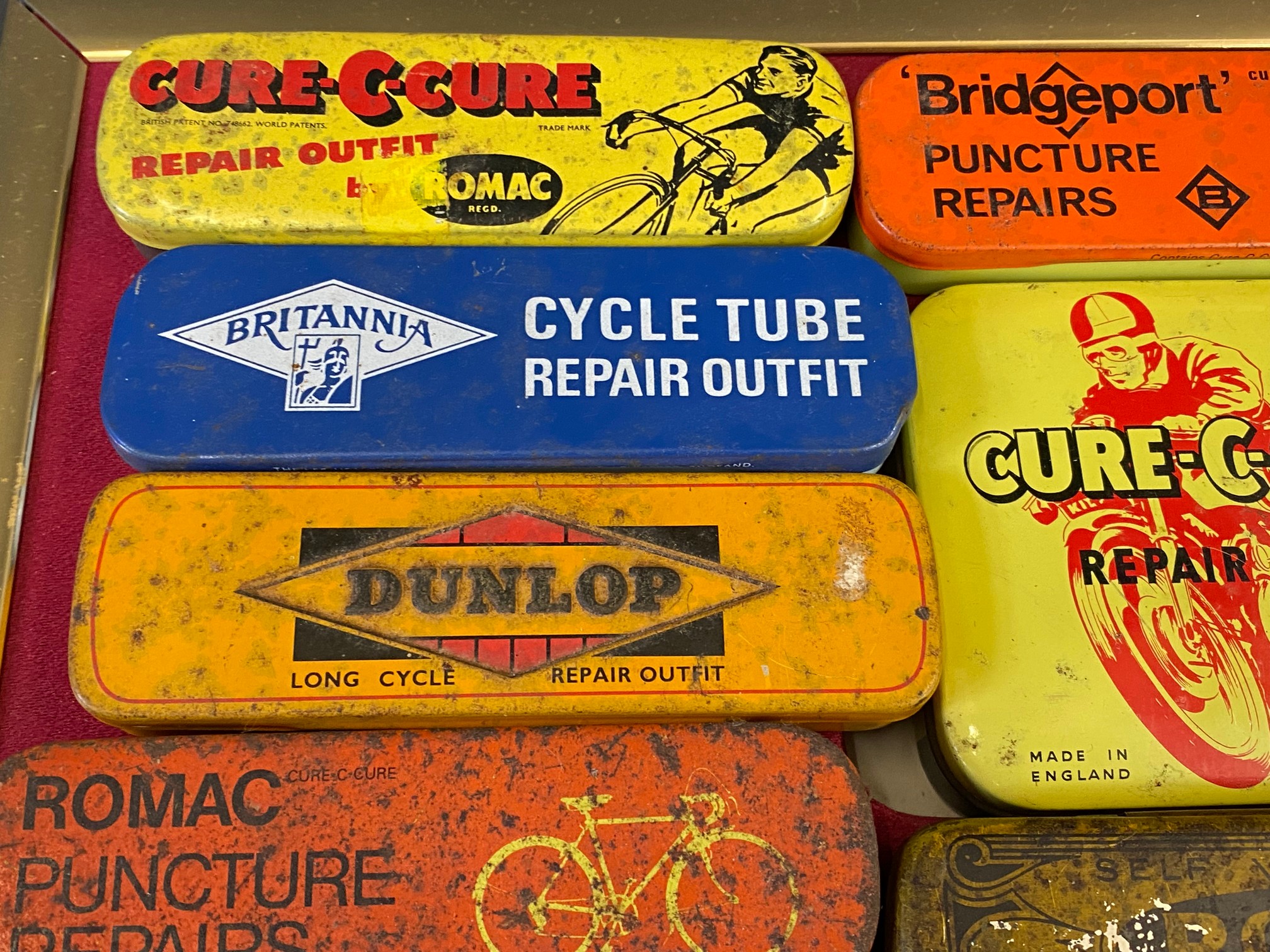 A selection of puncture repair outfit tins. - Image 5 of 5