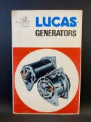 A Lucas Generators pictorial showcard, 19 3/4 x 29 3/4".