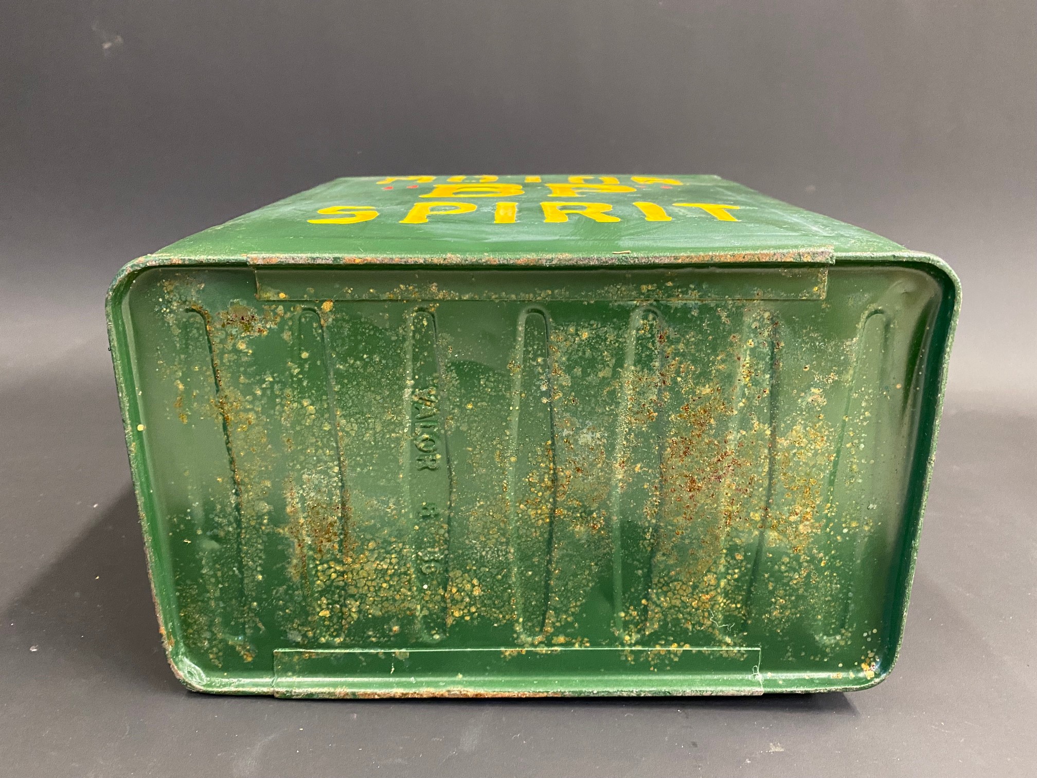 A BP Motor Spirit two gallon petrol can by Valor, dated August 1936. - Image 4 of 4