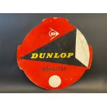 A Dunlop Roadster hardboard advertising sign, 25 3/4" diameter.