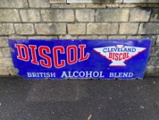 A large Cleveland Discol enamel sign, by Bruton of Palmers Green, 72 x 24".