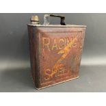 A rare Racing Shell two gallon petrol can, dated August 1930, in very good original condition,