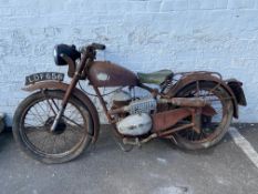 1952 Sun Lightweight Deluxe 122cc Reg. no. LDF 656 Frame no. RMC 515H