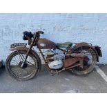 1952 Sun Lightweight Deluxe 122cc Reg. no. LDF 656 Frame no. RMC 515H