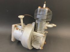 A Vincent two-stroke industrial engine marked Versatiller Motor Gardener.