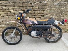 1975 Kawasaki F7D 175cc Reg. no. Not registered