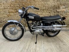 1967 Triumph T100C Reg. no. PHJ 201E