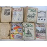 An extensive collection of pre-war motorcycle magazines and publications, widely illustrated.