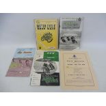 Four early 1950s motorcycling programmes including The Antelope Motor-Cycle Club.