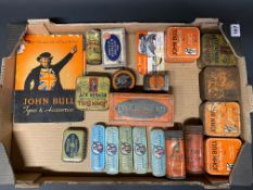 A good box of John Bull tins and packaging.