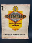 A Dunlop Accessories and Saddles brochure for Season 1929-30, brightly illustrated throughout.