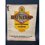 A Dunlop Accessories and Saddles brochure for Season 1929-30, brightly illustrated throughout.