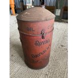 A Royal Daylight Lamp Oil washing drum cabinet.