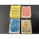 An early pack of Shell playing cards, a pack of Shell and BP playing cards, appears still sealed
