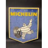 A Michelin pictorial aluminium advertising sign, dated 1970, 25 1/2 x 30".