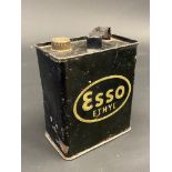 An Esso Ethyl pedal car 'petrol' can.