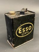 An Esso Ethyl pedal car 'petrol' can.
