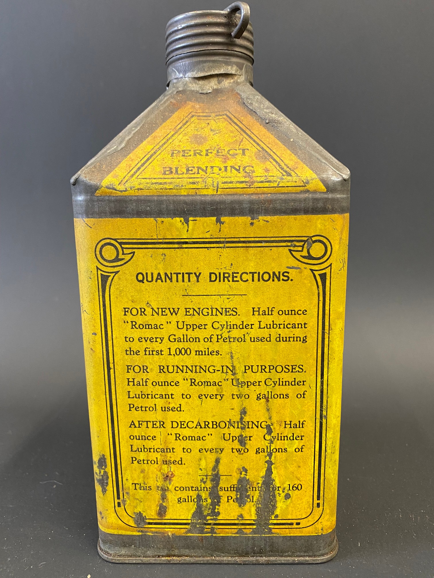 A Romac Upper Cylinder Lubricant pyramid can. - Image 4 of 6
