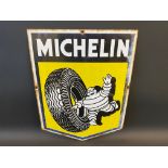 A small Michelin pictorial enamel sign, 12 1/2 x 16 1/2".