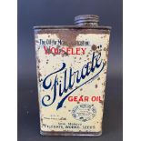 A Filtrate 'Wolseley Gear Oil' quart can.