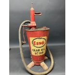 An Esso Gear Oil ST 140 garage forecourt dispenser.