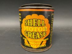 An early Shell Motor Grease 1lb tin.