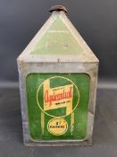 An Agricastrol five gallon pyramid can.