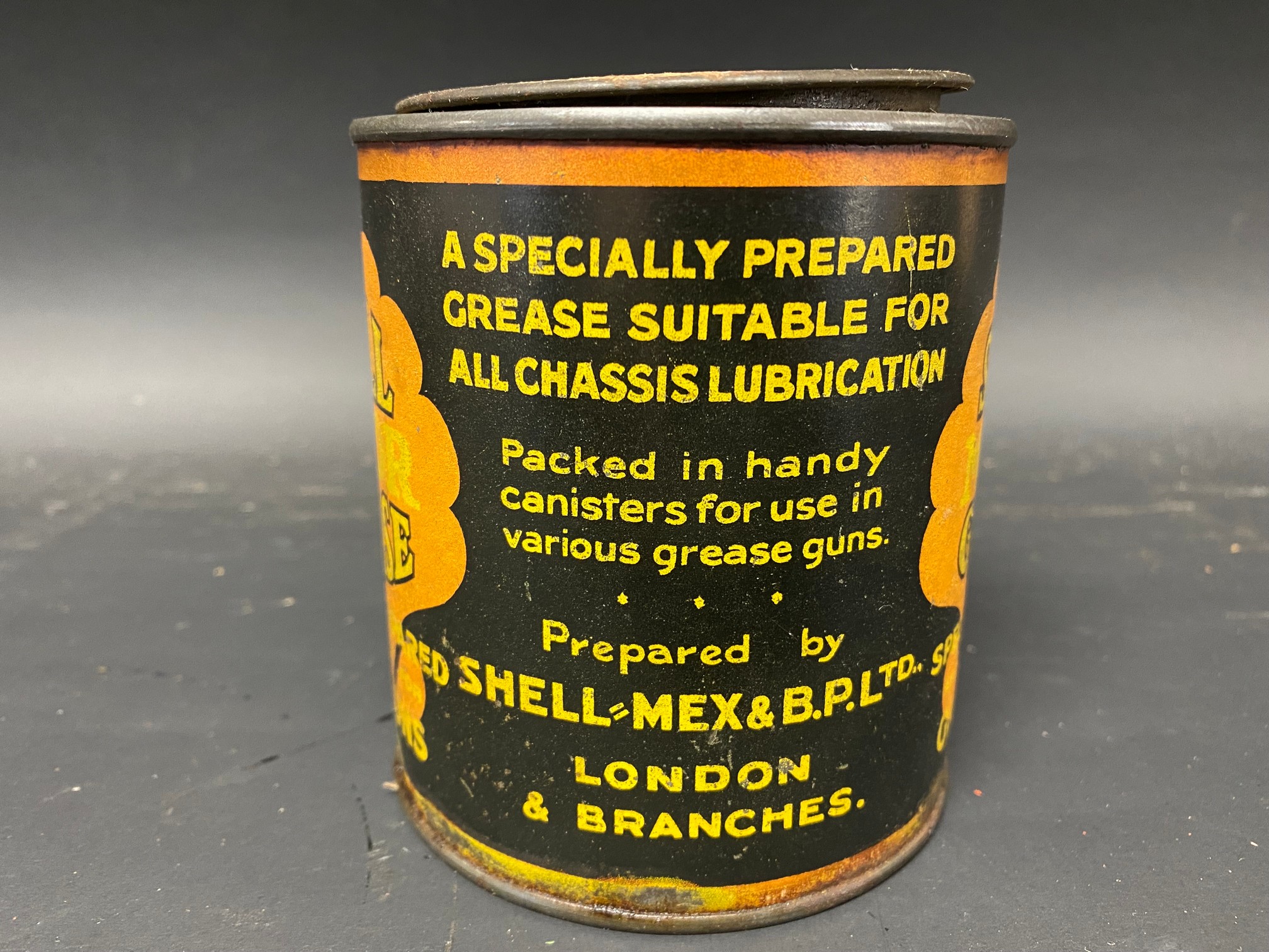 An early Shell Motor Grease 1lb tin. - Image 2 of 6