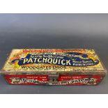 A Patchquick rectangular tin with original contents.