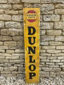 A Dunlop narrow aluminium advertising sign, dated December 1951, 12 x 60