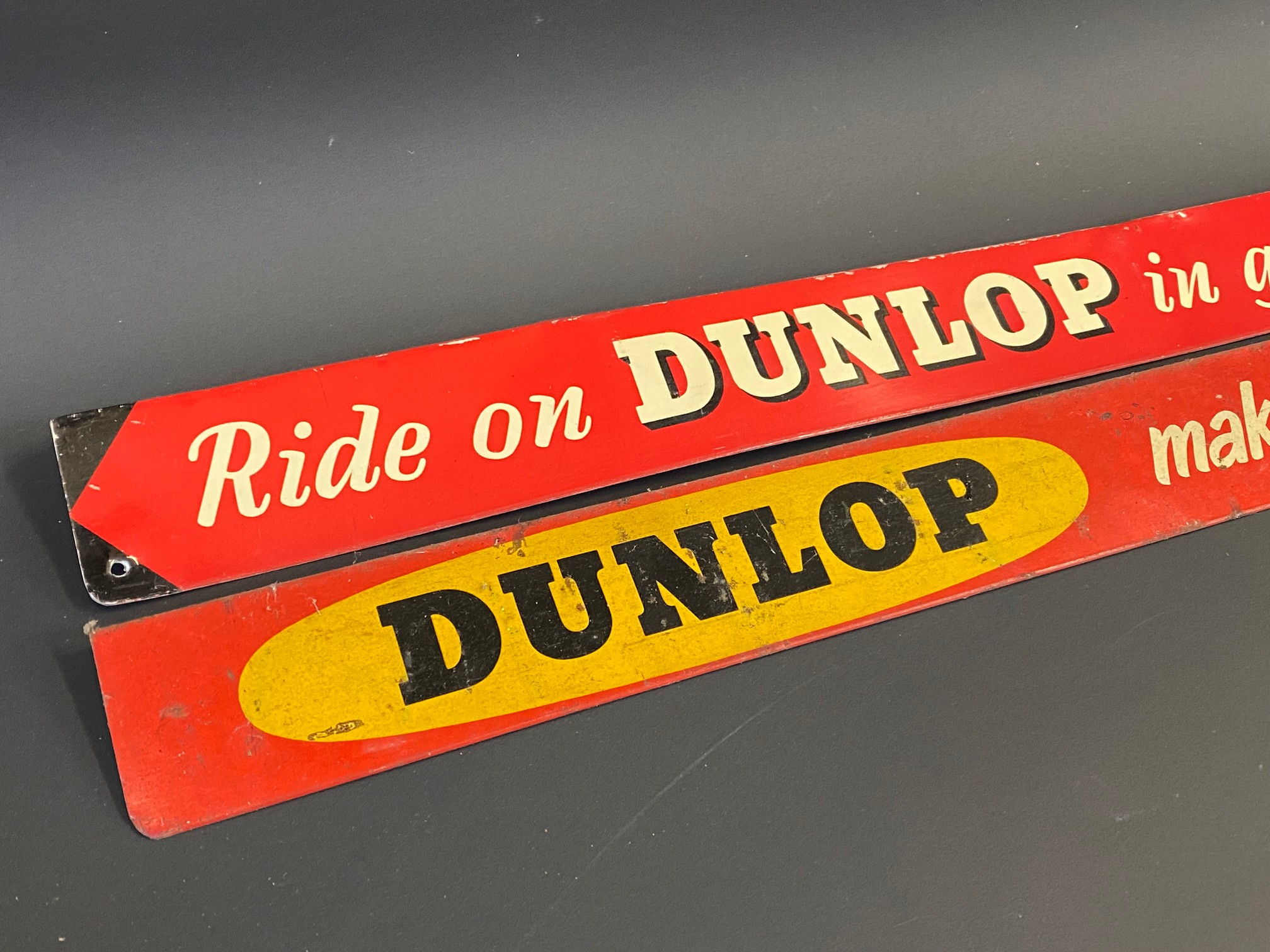 Two different Dunlop shelf strips. - Image 2 of 4